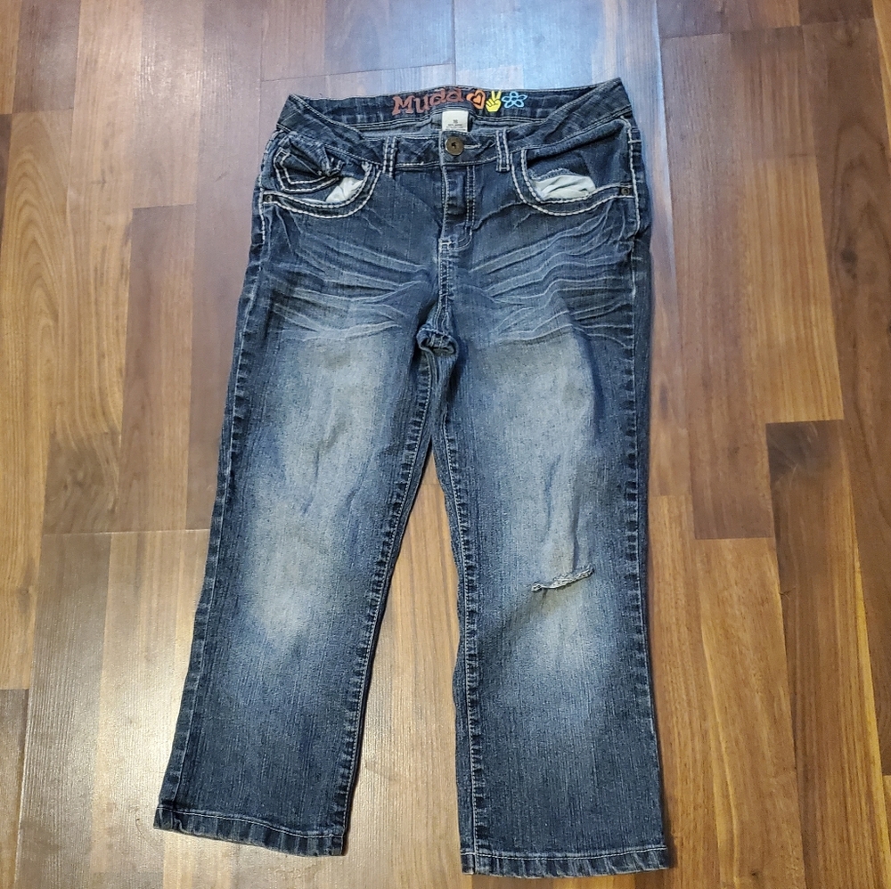 Girls Mudd jeans size 16 - Picture 1 of 4